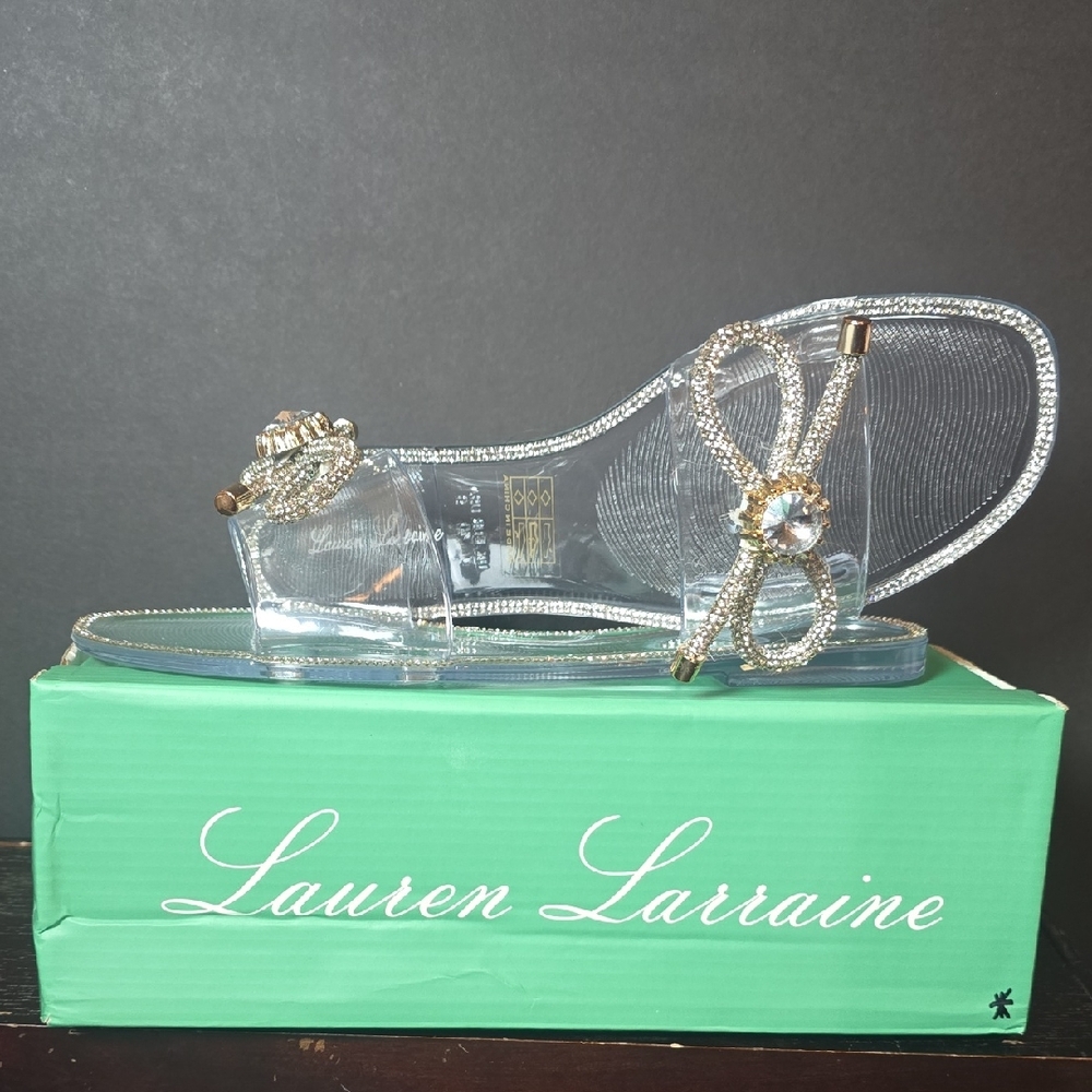 Lauren Lorraine Silver and Gold Women's Sandals